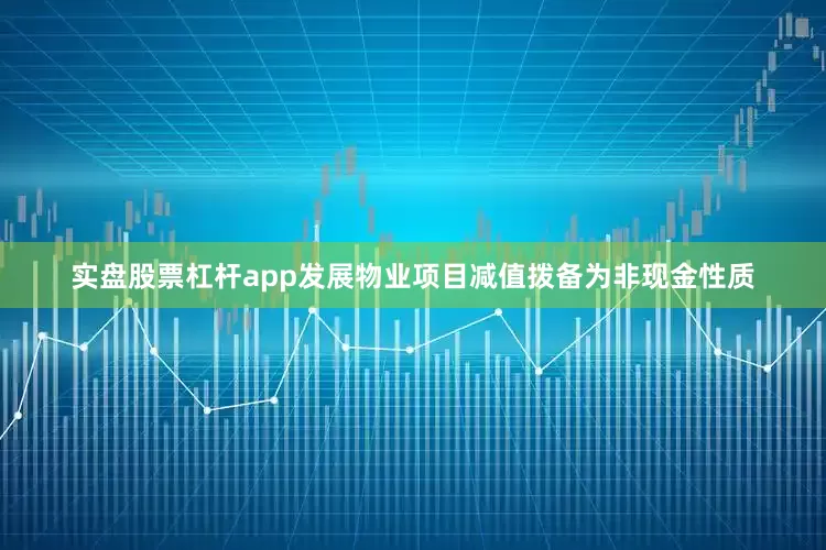 实盘股票杠杆app发展物业项目减值拨备为非现金性质